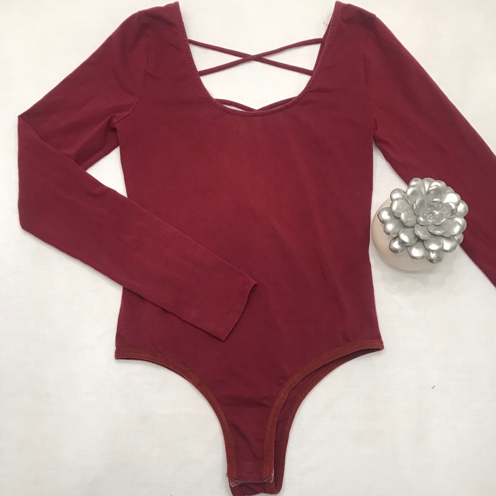 Dance & Marvel ~ Dark Red Bodysuit